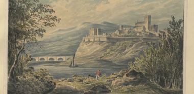 The Town and Cathedral of Carlisle (watercolour, c.1800) (Maps K.Top.10.17.b.)