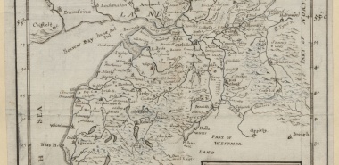 A NEW MAP of CUMBERLAND 1745