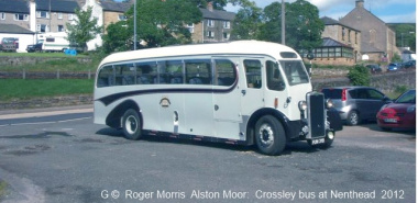 Alston Moor 21 -NY7843 Crossley bus at Nenthead.jpg