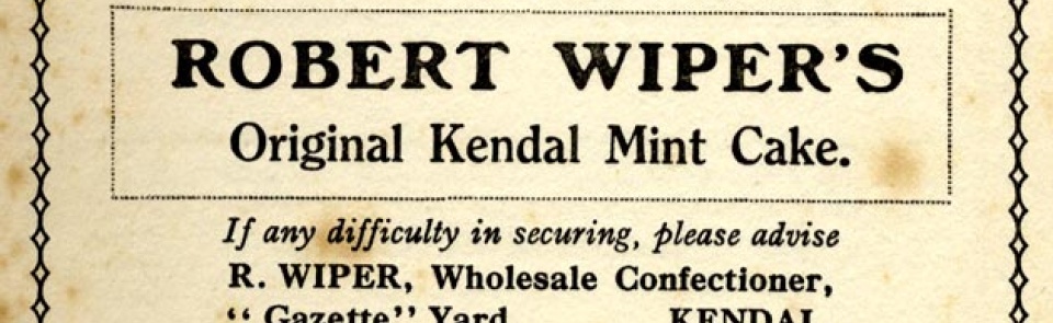 Wiper's Kendal Mint Cake advert